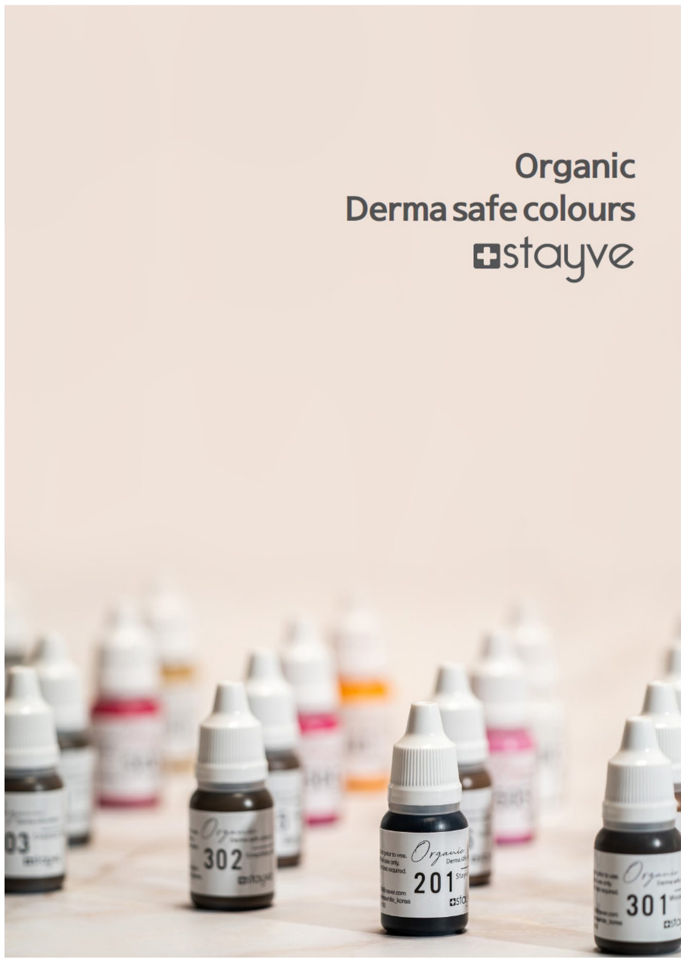 Stayve Organic Pigment — 29 derma-safe organic colours